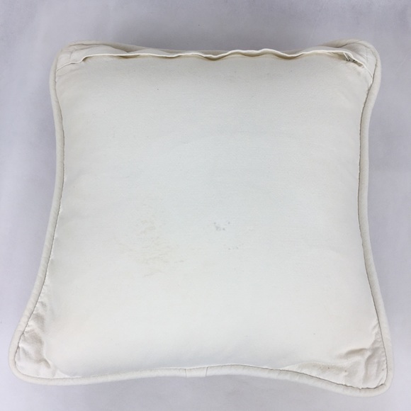 Judy Buswell 1990 Violets Watercolor Accent Pillow - Picture 5 of 5